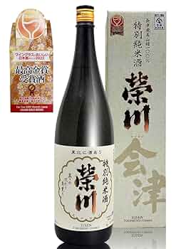 Amazon.co.jp: (福島県) 1800ml 栄川特別純米酒(白箱) 2023
